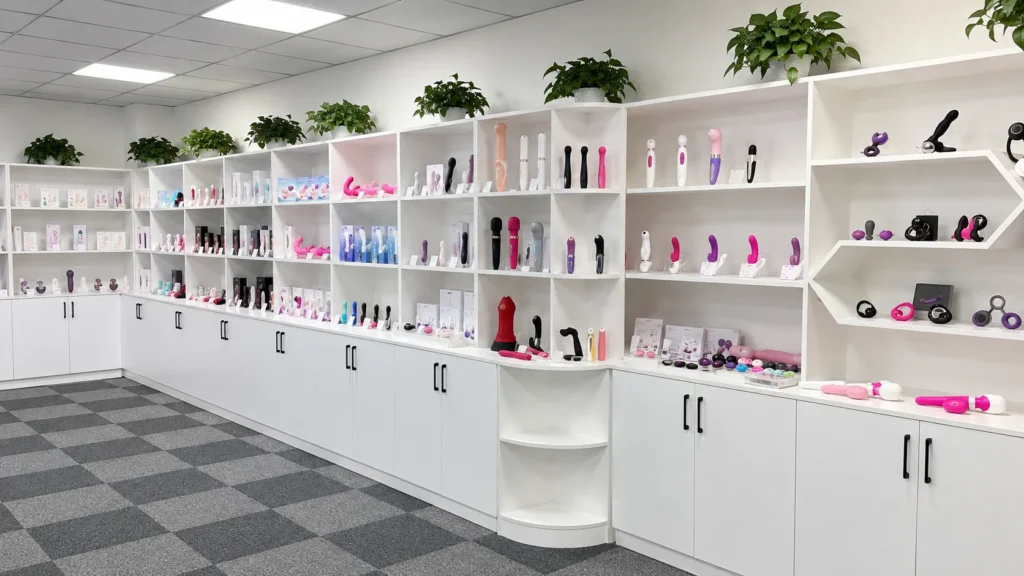 JWELL product showroom and sample display