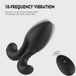 10-Mode Remote-Control Vibrating Butt Plug remote-control detail - JW-S46
