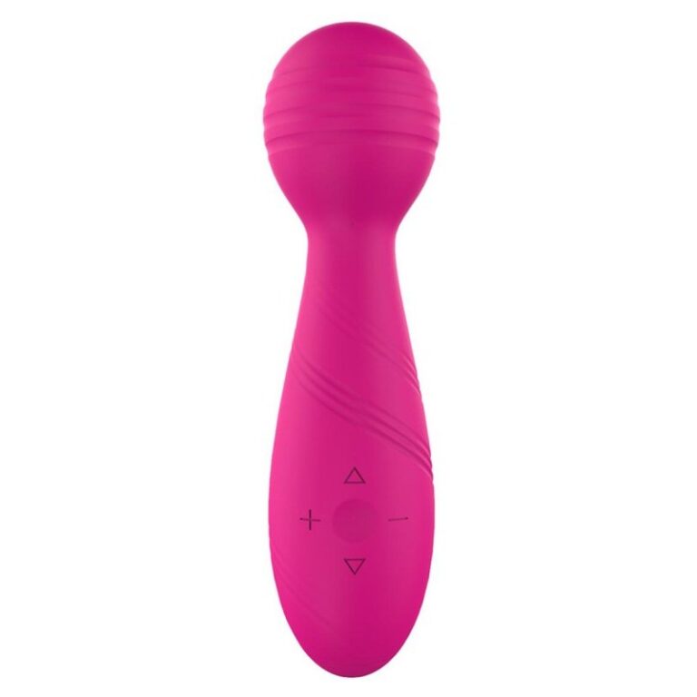 Rounded compact wand wand massager, model JW-S115