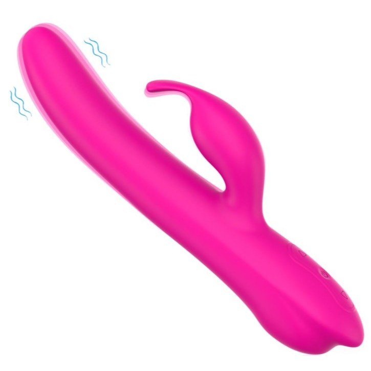 Curved G-spot rabbit rabbit vibrator, model JW-S159