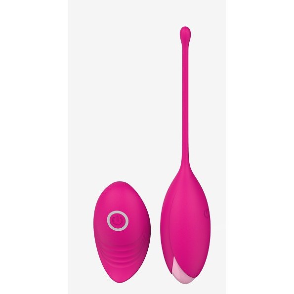 Pink egg with remote love egg vibrator, model JW-S208
