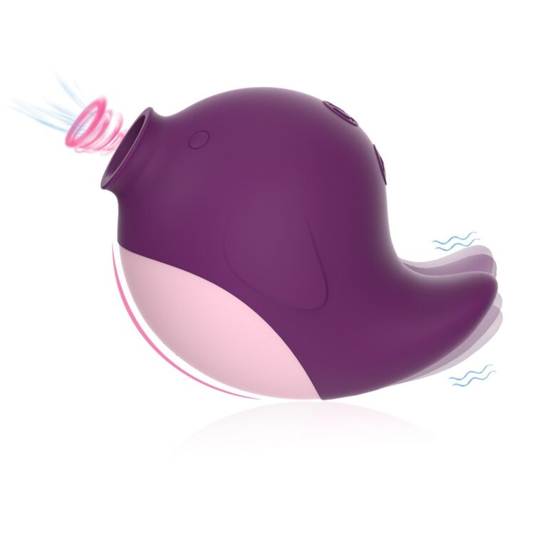 Bird-shaped suction vibrator air-pulse and suction vibrator, model JW-S303