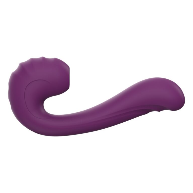 Curved suction vibrator air-pulse and suction vibrator, model JW-S304