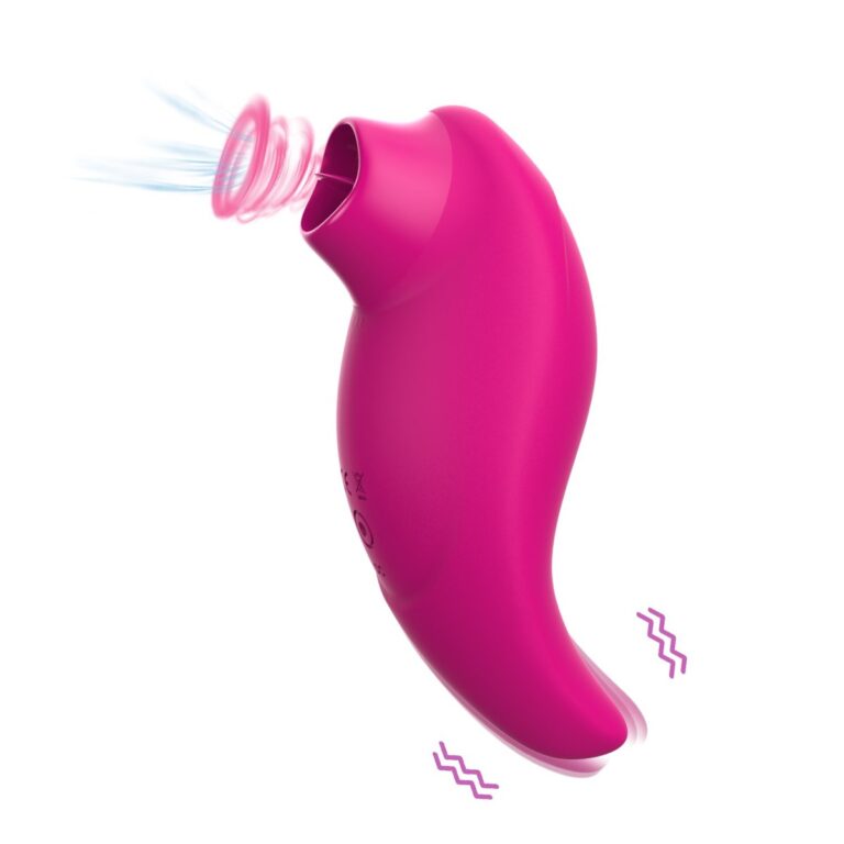 Pink licking vibrator tongue licking vibrator, model JW-S306