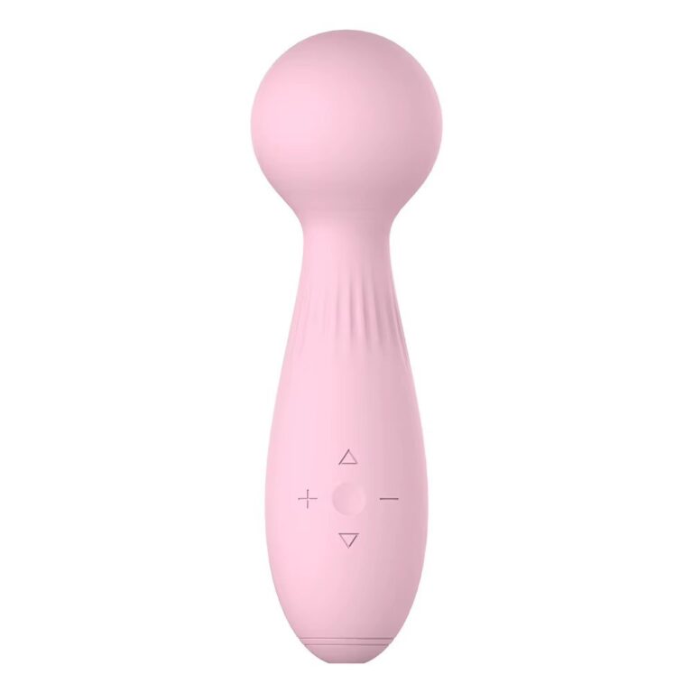 Pink compact wand, 5x5 modes wand massager, model JW-S317