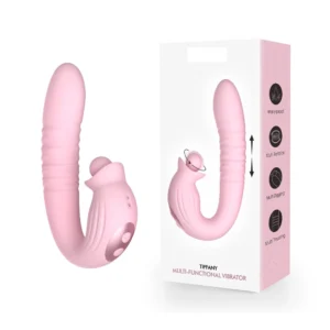 Pink JW-S41 multi-function vibrator with retail packaging