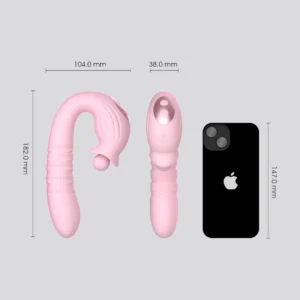 JW-S41 vibrator side and underside views with size annotations