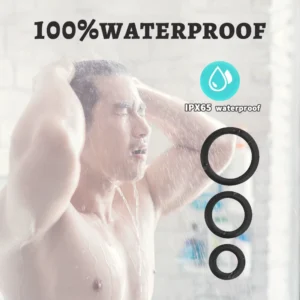 JW-S54 three-ring set shown against a shower-themed background