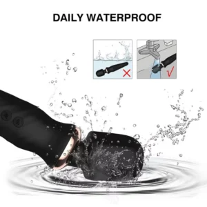 JW-S39 wand head and buttons in a water-care illustration
