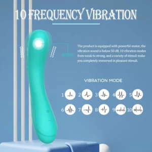 JW-S42 curved vibrator with a vibration-pattern illustration