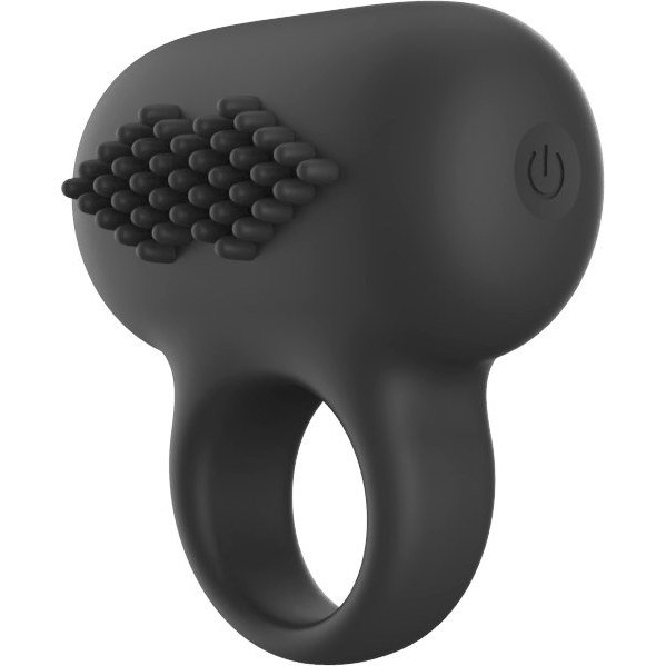 Wide vibrating ring with bristle pad vibrating cock ring, model JW-S297