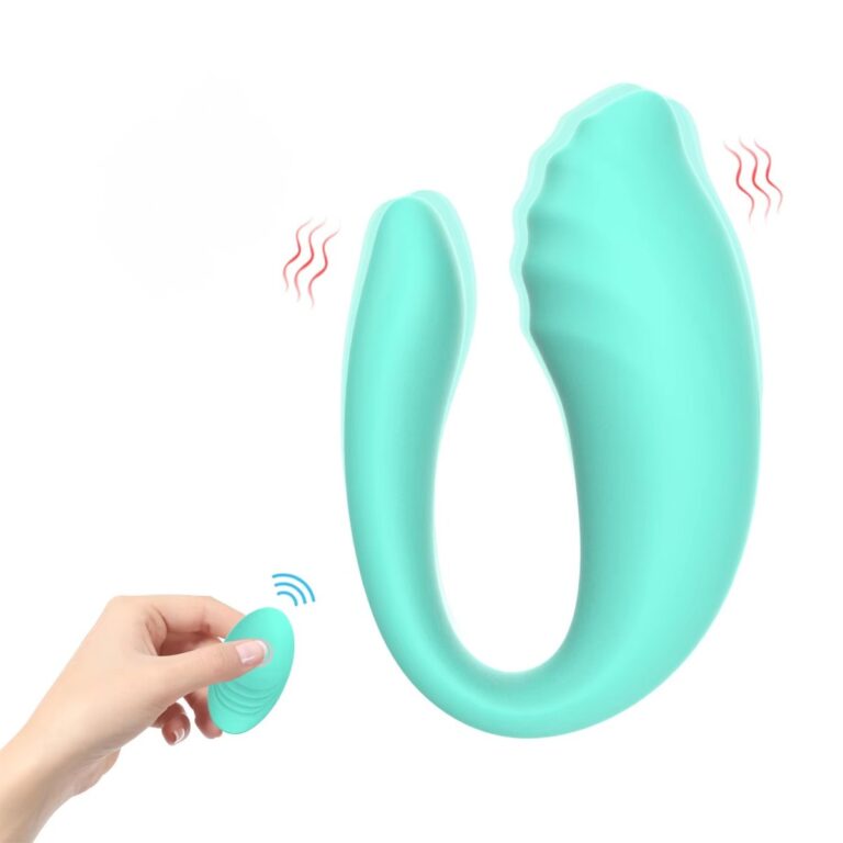 Teal remote couples vibrator couples vibrator, model JW-S326