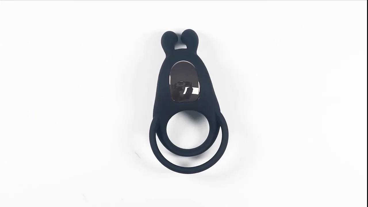 Dual cock ring couples vibrator front view - JW-S45