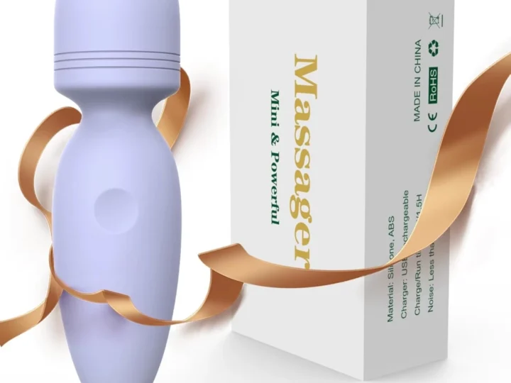 Mini portable bullet vibrator with packaging front view - JW-S49