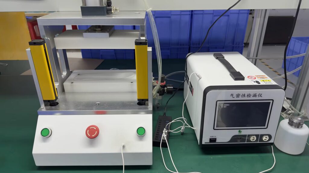 Pneumatic leak testing equipment at JWELL
