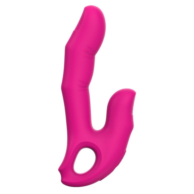 Flicking-arm dual vibrator dual stimulation vibrator, model JW-S183