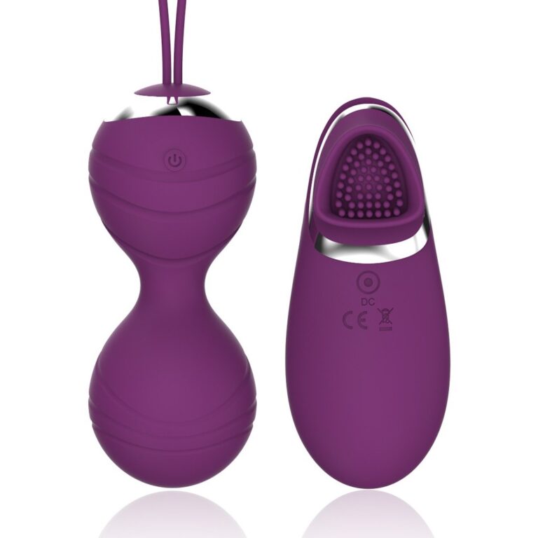 Purple ball, licking egg vibrating Kegel ball, model JW-S225