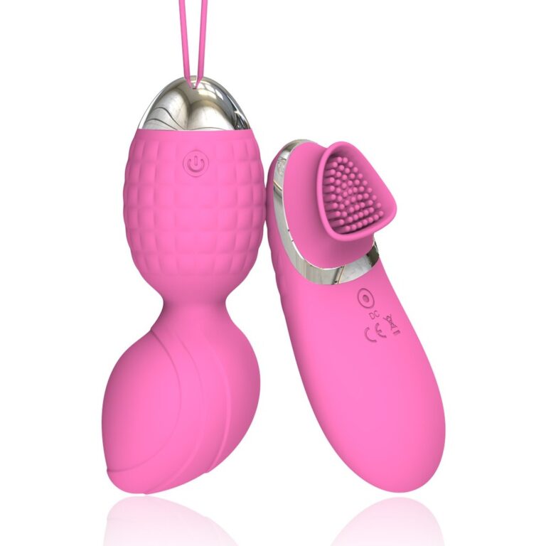 Pink ball, licking egg vibrating Kegel ball, model JW-S226