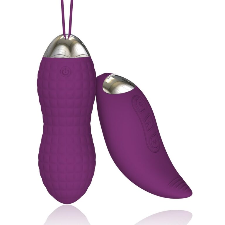 Purple ball, curved egg vibrating Kegel ball, model JW-S227