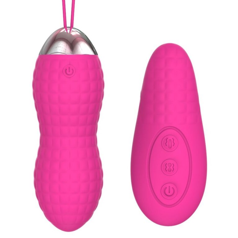 Pink dotted ball and egg vibrating Kegel ball, model JW-S228
