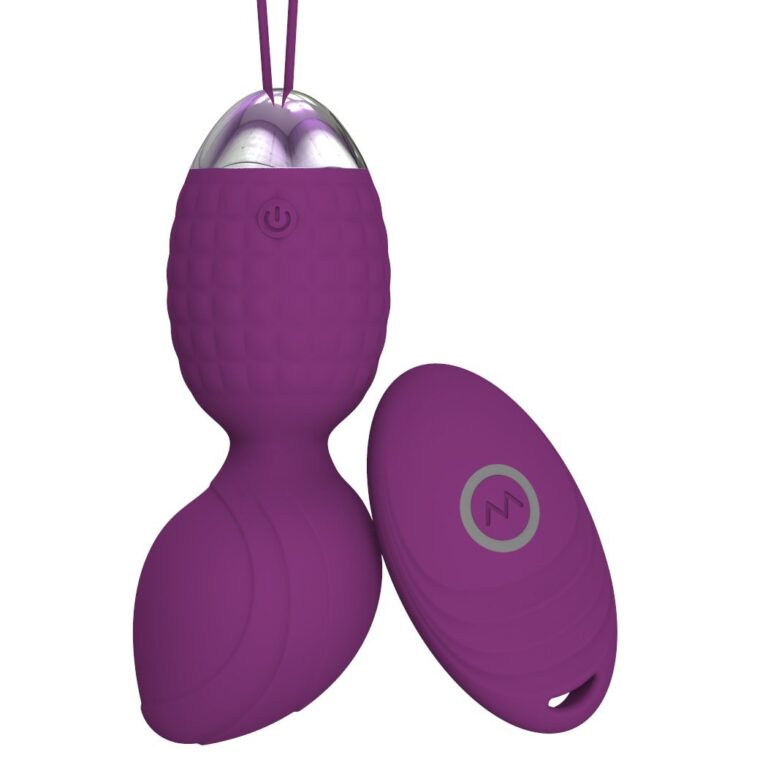 Purple ball with remote vibrating Kegel ball, model JW-S233