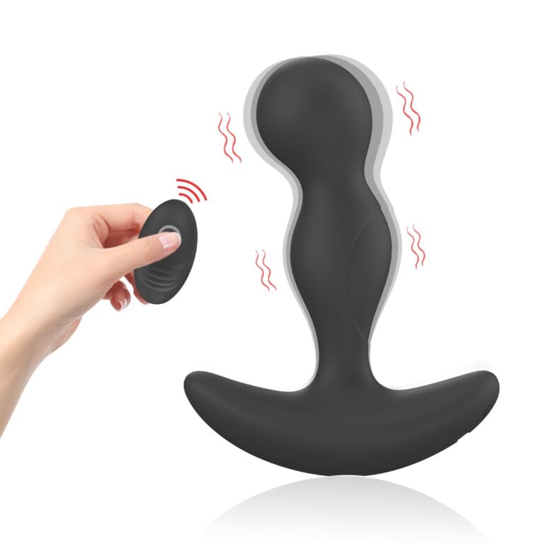 Remote curved prostate plug remote control prostate massager, model JW-S271