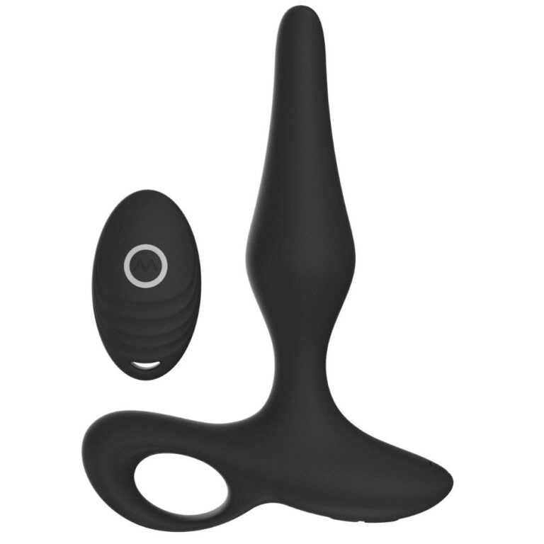 Remote tapered prostate massager remote control prostate massager, model JW-S274