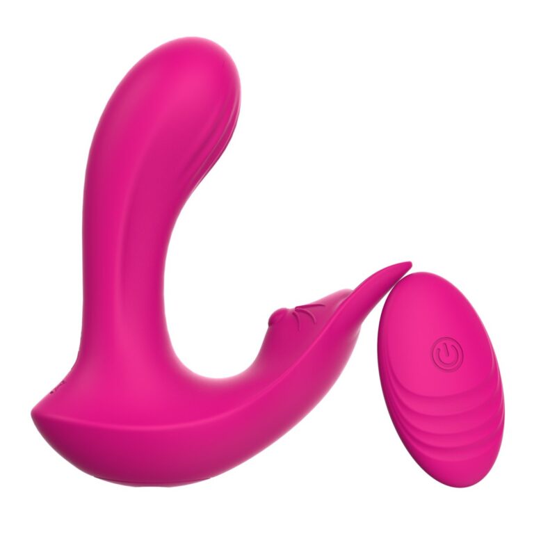 Remote C-shape wearable vibrator wearable panty vibrator, model JW-S285