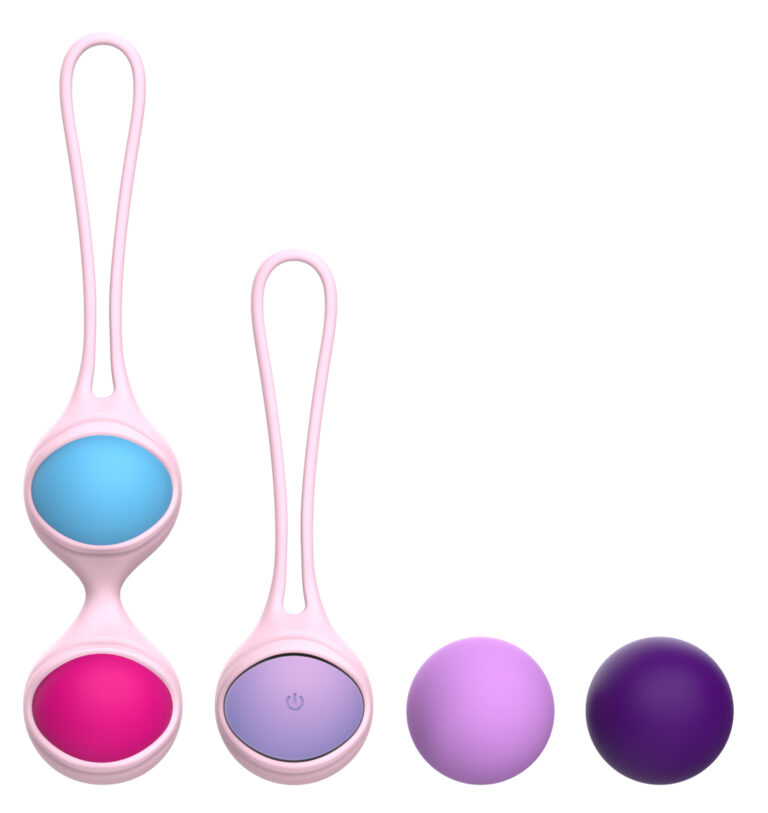 Single- and double-ball Kegel holders with interchangeable balls — JW-S64